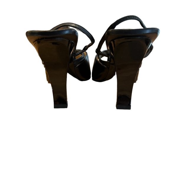 CHANEL Black Slingback Heels Pumps Size 40/Size 10 - Picture 9 of 12